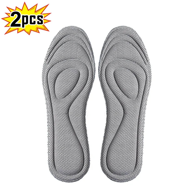 Memory Foam Orthopedic Insoles for Shoes Antibacterial Deodorization Sweat Absorption Insert Sport Shoes Running Pads - Ammpoure Wellbeing