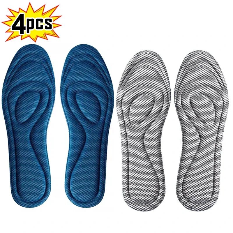 Memory Foam Orthopedic Insoles for Shoes Antibacterial Deodorization Sweat Absorption Insert Sport Shoes Running Pads - Ammpoure Wellbeing