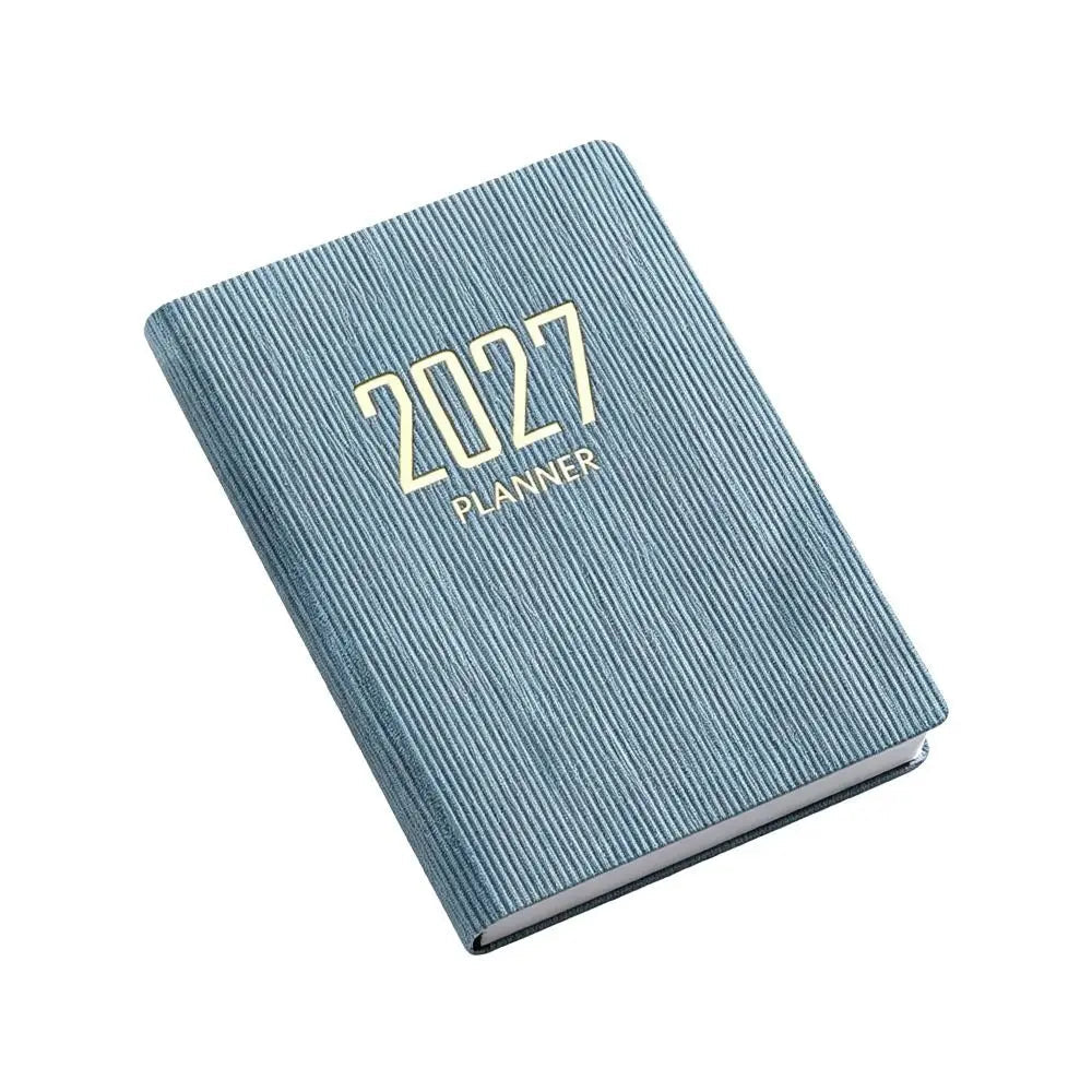 Mini A7 2027 Agenda Book USA Pocket Calendar Appointment Diary Weekly Planner for School & Office Supplies - Ammpoure