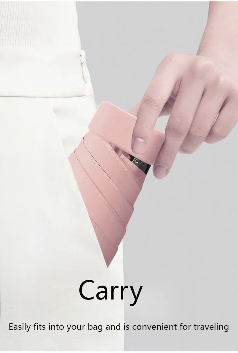 Mini Sun Umbrella, Protective and UV Resistant, Rain Or Shine - Ammpoure