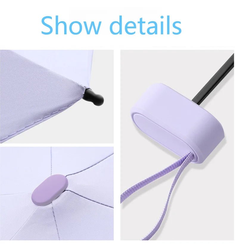 Mini Sun Umbrella, Protective and UV Resistant, Rain Or Shine - Ammpoure