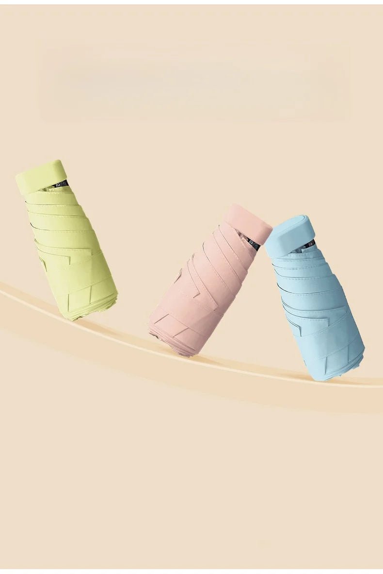 Mini Sun Umbrella, Protective and UV Resistant, Rain Or Shine - Ammpoure