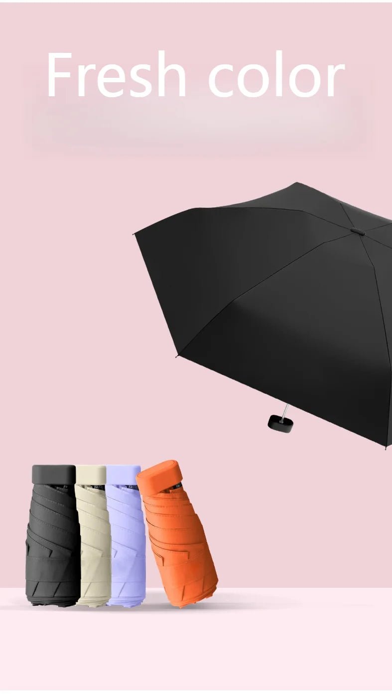 Mini Sun Umbrella, Protective and UV Resistant, Rain Or Shine - Ammpoure