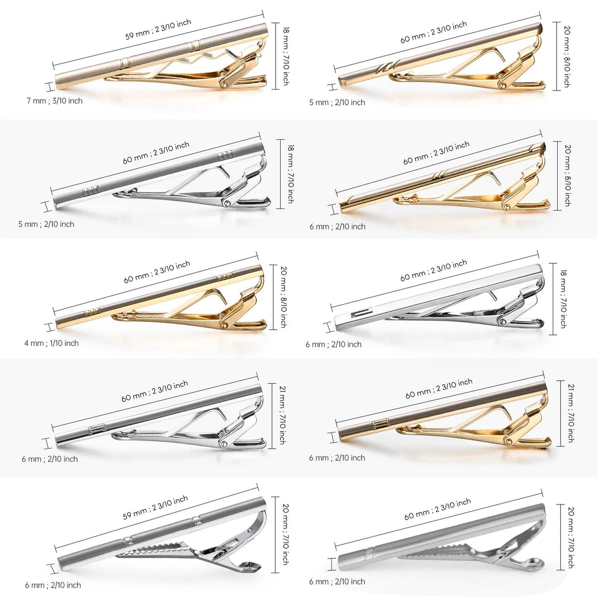 Minimalist Gold-Plated Tie Clip Canada — for Weddings & Business - Ammpoure