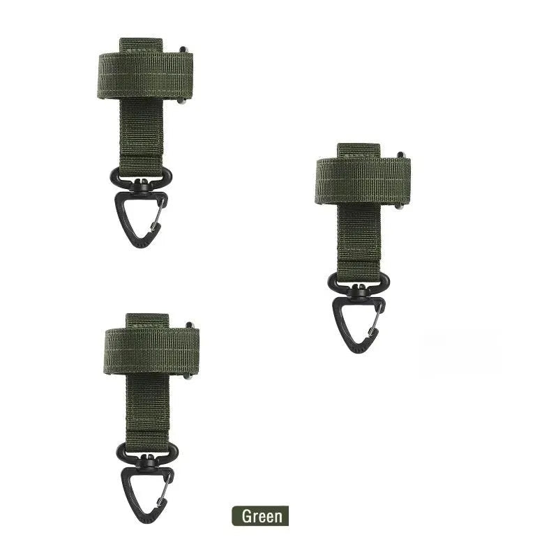 Multi-purpose Nylon USA Gloves Hook Work Gloves Safety Clip Outdoor Tactical Climbing Rope Camping Hanging Buck Outdoor Camping - Ammpoure