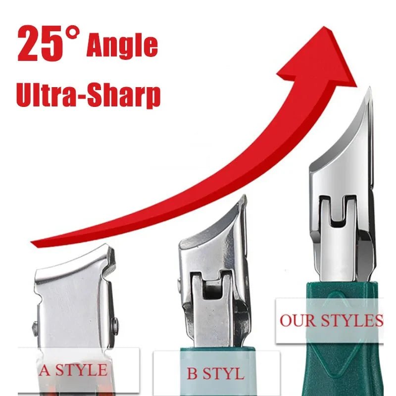 Nail Clippers Toenail Clipper For Ingrown Or Thick Toenails Toenails Trimmer Professional Podiatrist Toenail Nipper With Stainless Steel Ultra - Ammpoure