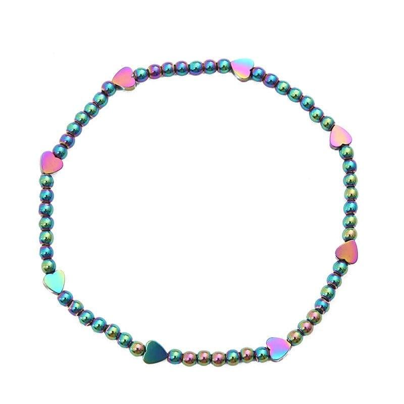 Nature Magnetic Therapy Black Stone Blue Cat Eye Beaded Hematite beads Bracelet biomagnetismo Health Care Weight Loss Bracelet - Ammpoure Wellbeing