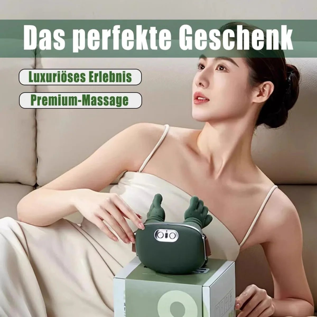 Neck Shoulder Massager Multifunctional 3 - Level Cervical Massage Electric Heating Kneading Muscles Massage Neck Waist Leg - Ammpoure