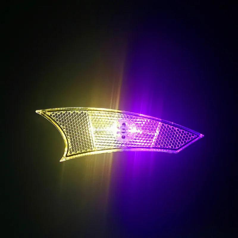 New Bicycle Spoke Lights Induction Colorful Bike Light Safety Warning Light Road Bike Motorcycle Car Cycling Accessories - Ammpoure Wellbeing