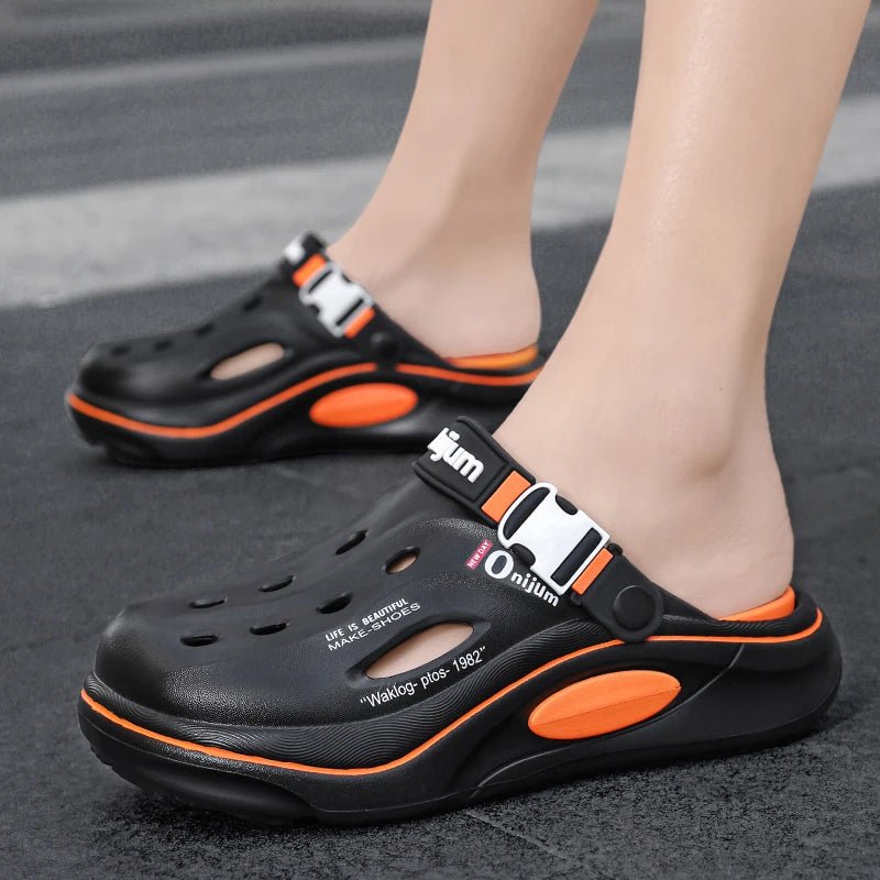 New Classic Summer Clogs Slipper Breathable Garden Shoes EVA Outdoor Comforty Beach Slides Home Sandals Antiskid Slippers - Ammpoure