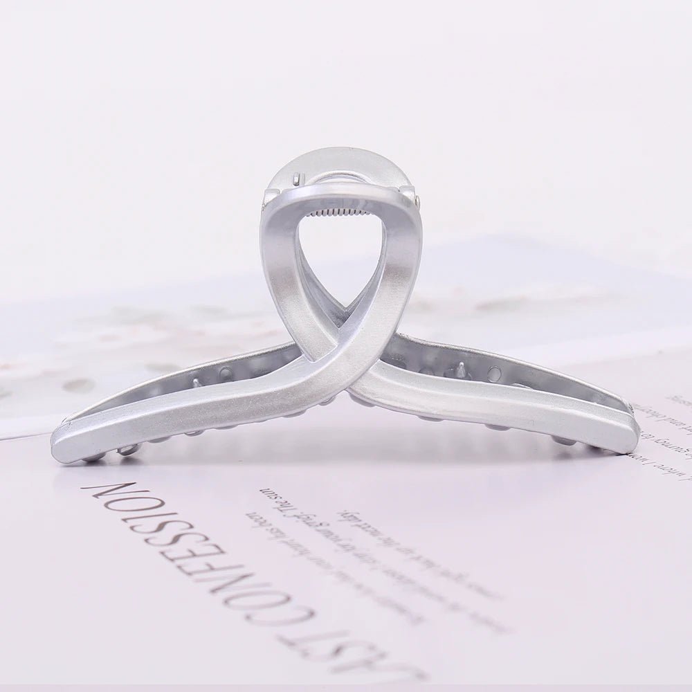 New Elegant Women Metal Hair Claw Canada Gold Hollow Geometric Vintage Hair Clip Barrette Headband Hair Accessory - Ammpoure