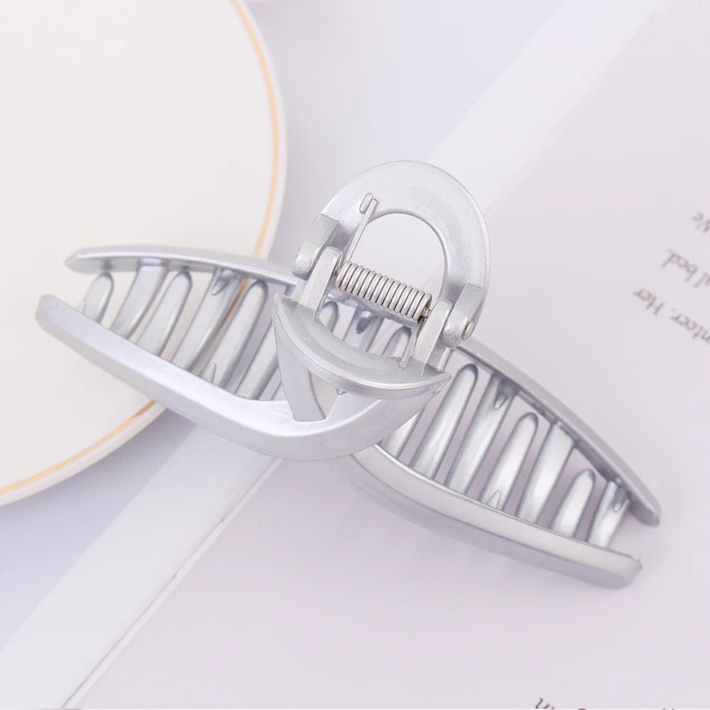 New Elegant Women Metal Hair Claw Canada Gold Hollow Geometric Vintage Hair Clip Barrette Headband Hair Accessory - Ammpoure