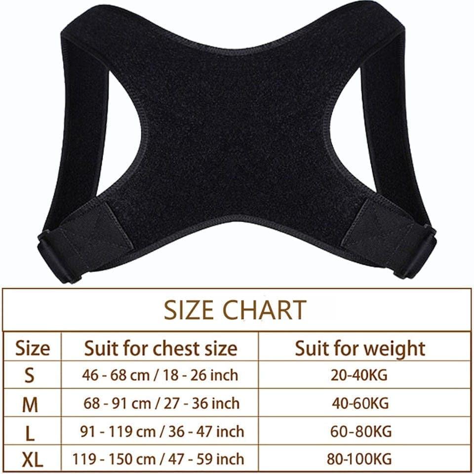 New Posture Corrector Spine Back Shoulder Support Corrector Band - Ammpoure Wellbeing