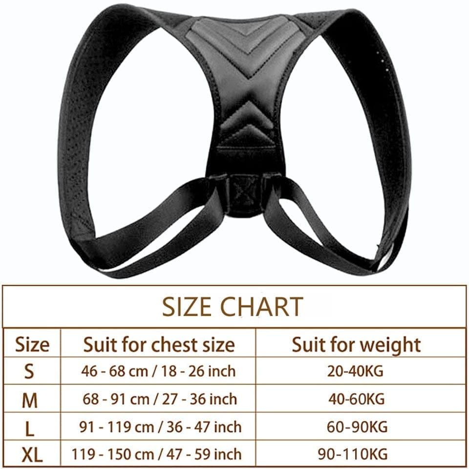 New Posture Corrector Spine Back Shoulder Support Corrector Band - Ammpoure Wellbeing