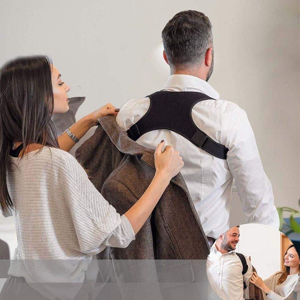 New Posture Corrector Spine Back Shoulder Support Corrector Band - Ammpoure Wellbeing