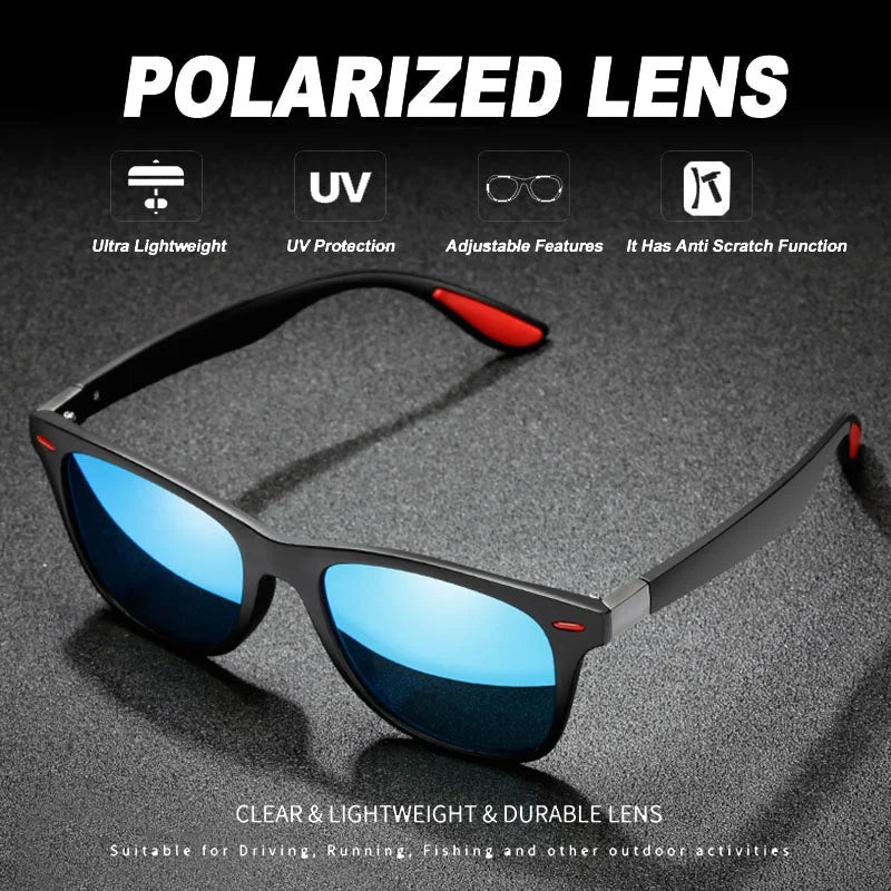Night Vision Glasses PC Frame Polarized Sunglasses Men Outdoor Sport Sun Glasses Day Night Vision Driver Night Glasses Goggles - Ammpoure