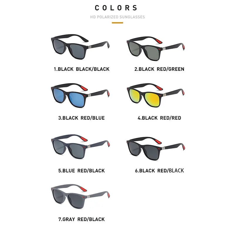 Night Vision Glasses PC Frame Polarized Sunglasses Men Outdoor Sport Sun Glasses Day Night Vision Driver Night Glasses Goggles - Ammpoure