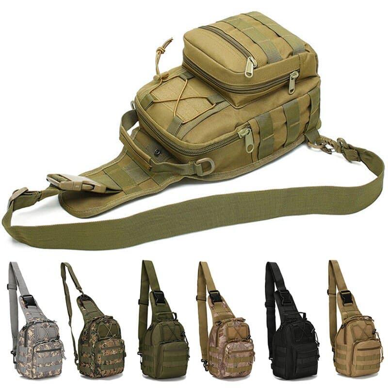 Outdoor Military Tactical Sling Sport Travel Chest Bag Shoulder Bag For Men Women Crossbody Bags Hiking Camping Equipment - Ammpoure Wellbeing
