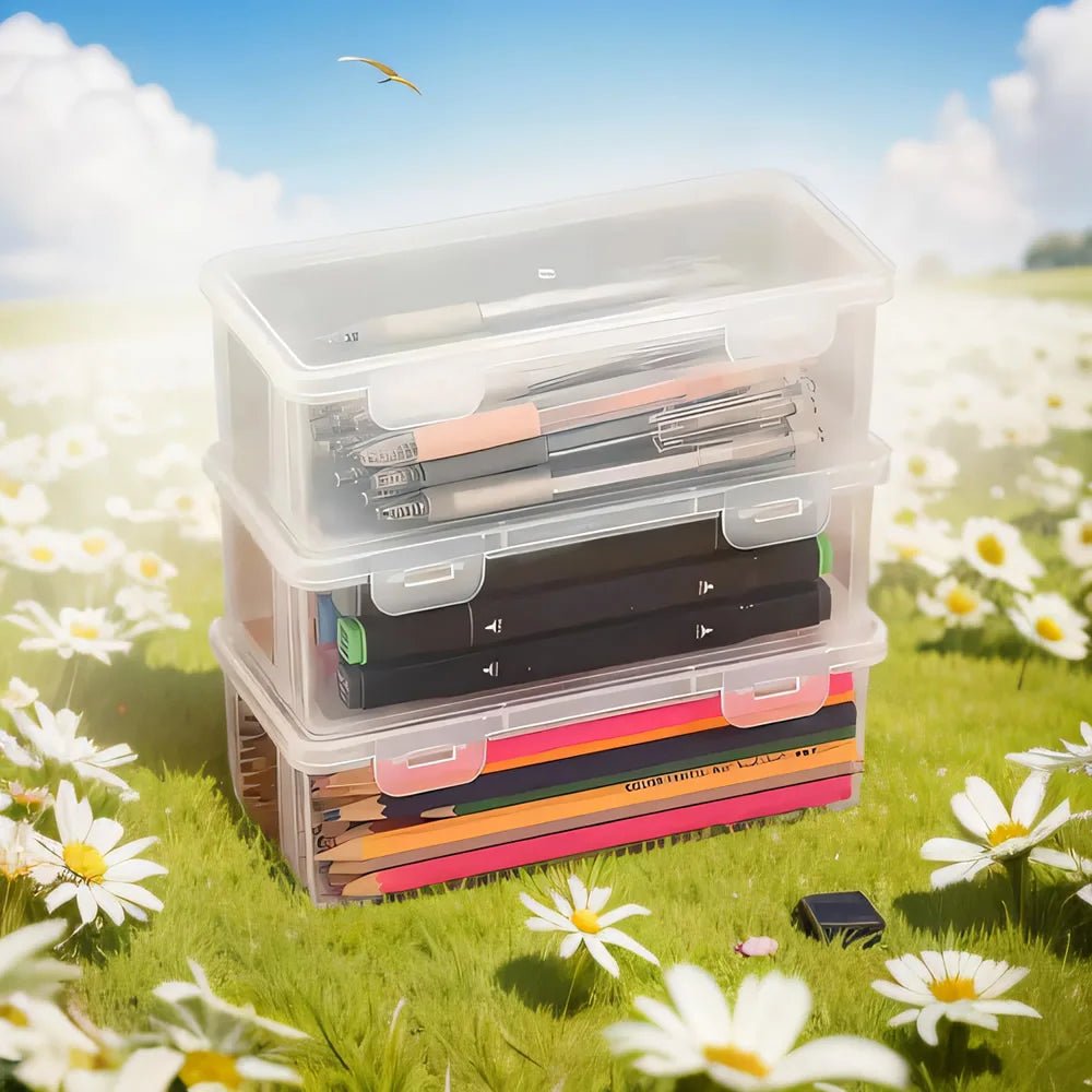 Pencil Cases Useful School Supplies Kawaii Stationery Organizer Bag Astethic Holster DIY Office Pen Box Kits Sacs Pen Box - Ammpoure Wellbeing