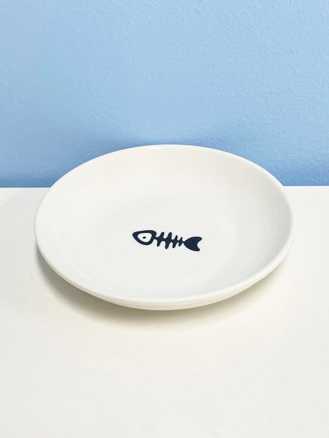 Pet Cat Bowl Cute Drinking Water Feeding Bowl Ceramics Cat Food Dog Food Utensils Cat Dog Pet Supplies Accessories - Ammpoure Wellbeing