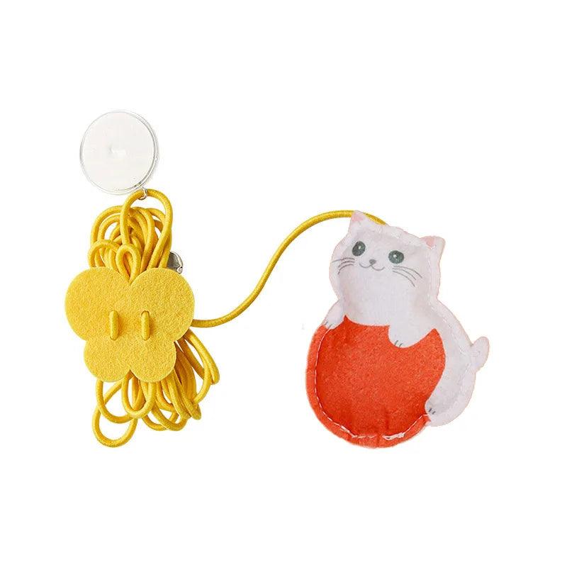 Pet Cat Toys Elasticity Retractable Hanging Door Type Interactive Toy For Kitten Mouse Catnip Scratch Rope Toy Pet Supplies - Ammpoure Wellbeing