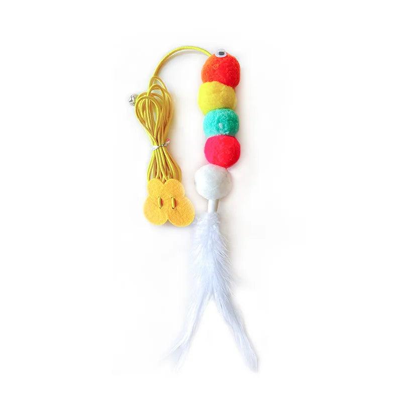Pet Cat Toys Elasticity Retractable Hanging Door Type Interactive Toy For Kitten Mouse Catnip Scratch Rope Toy Pet Supplies - Ammpoure Wellbeing
