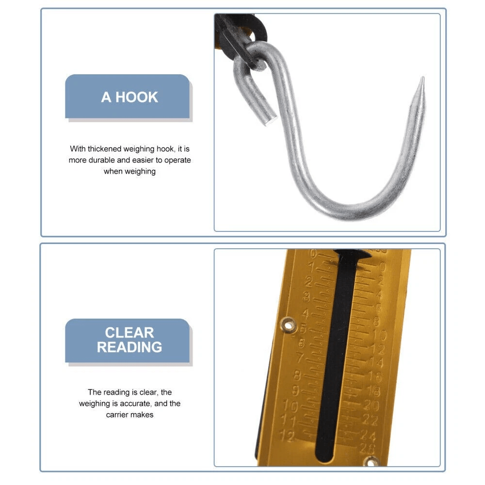 Portable Digital Luggage Scale 25kg — Handheld Travel Suitcase Weighing Scale UK - Ammpoure