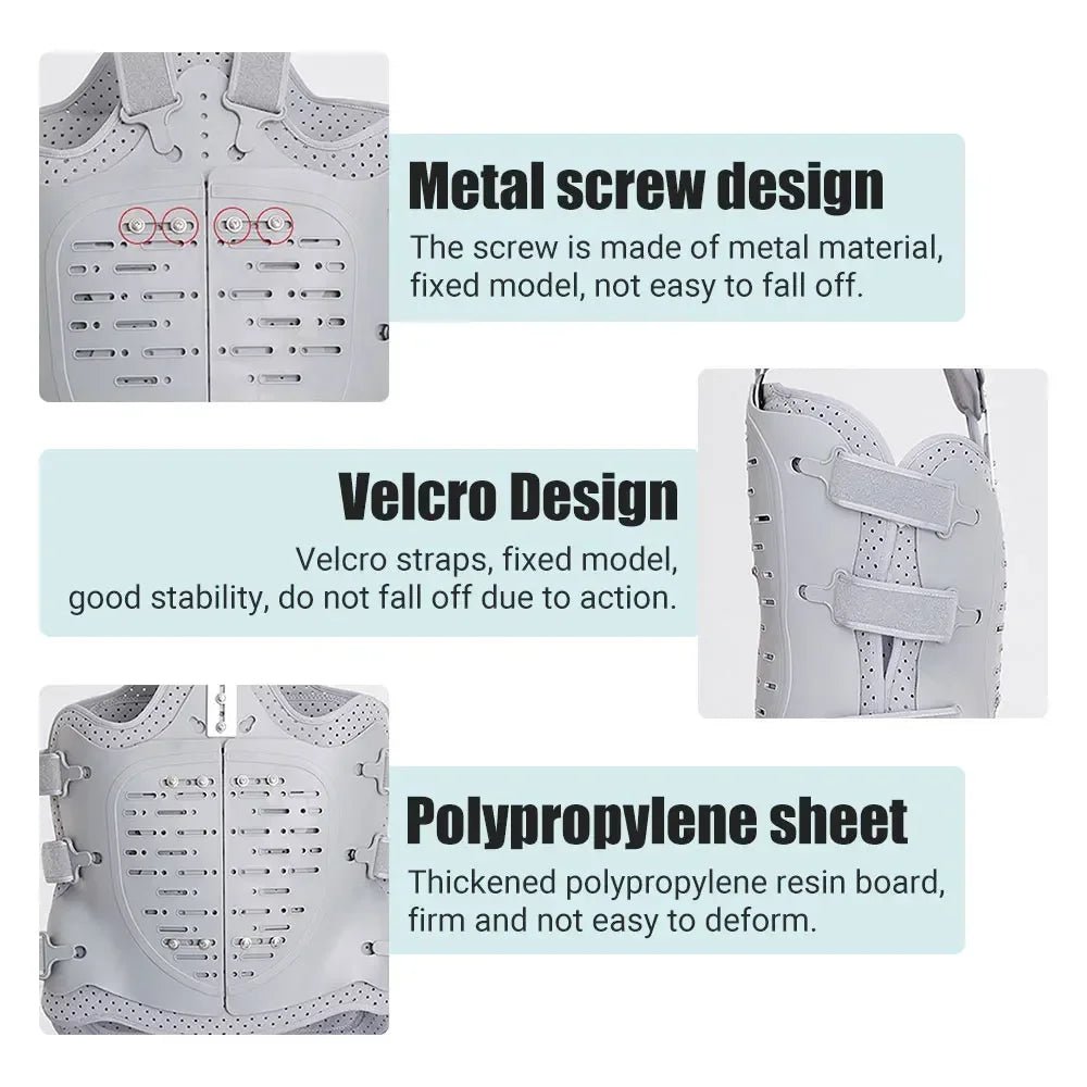 Posture Corrector Back Support Thoracolumbar Orthosis Post Op Support - Ammpoure Wellbeing