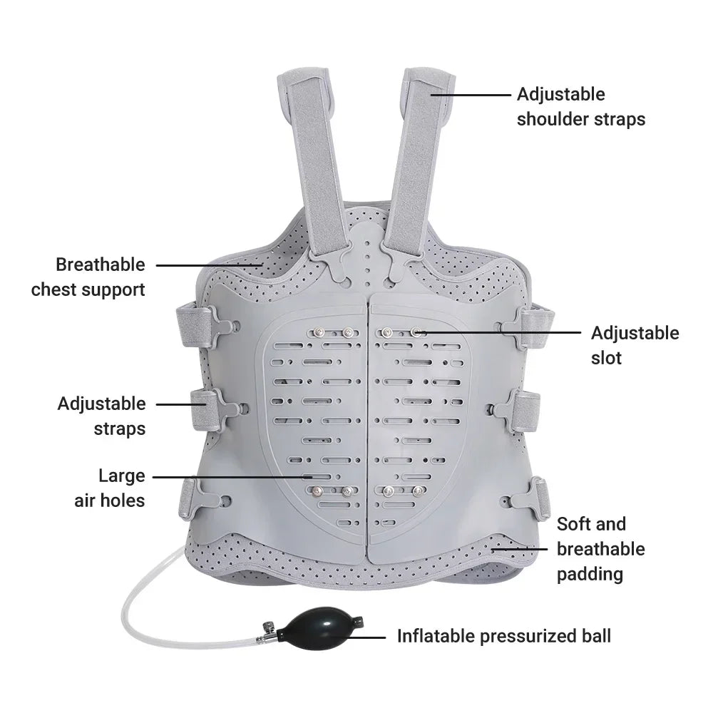 Posture Corrector Back Support Thoracolumbar Orthosis Post Op Support - Ammpoure Wellbeing