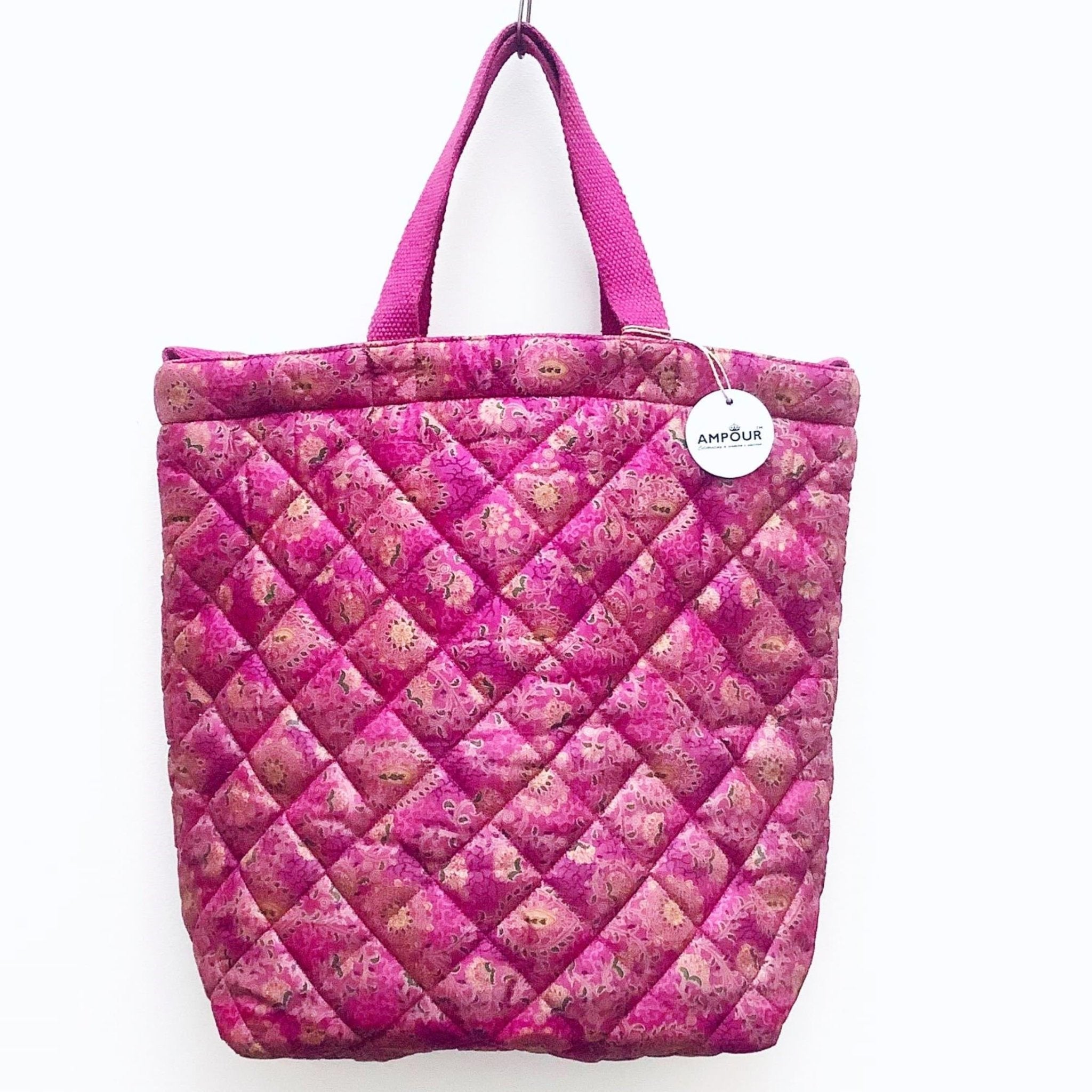 Premium Recycled Silk Tote Bag (One - Off Print) - Ammpoure Wellbeing