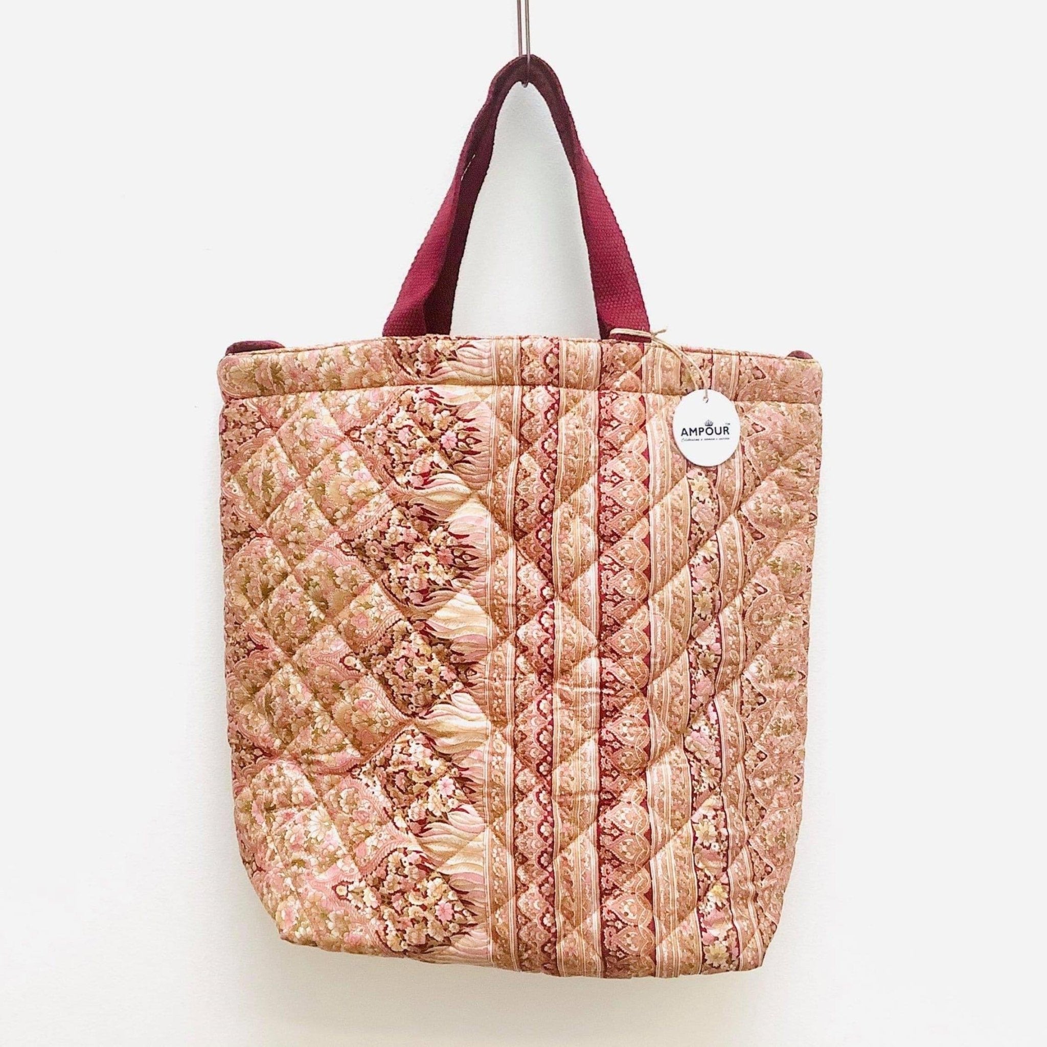 Premium Recycled Silk Tote Bag (One - Off Print) - Ammpoure Wellbeing