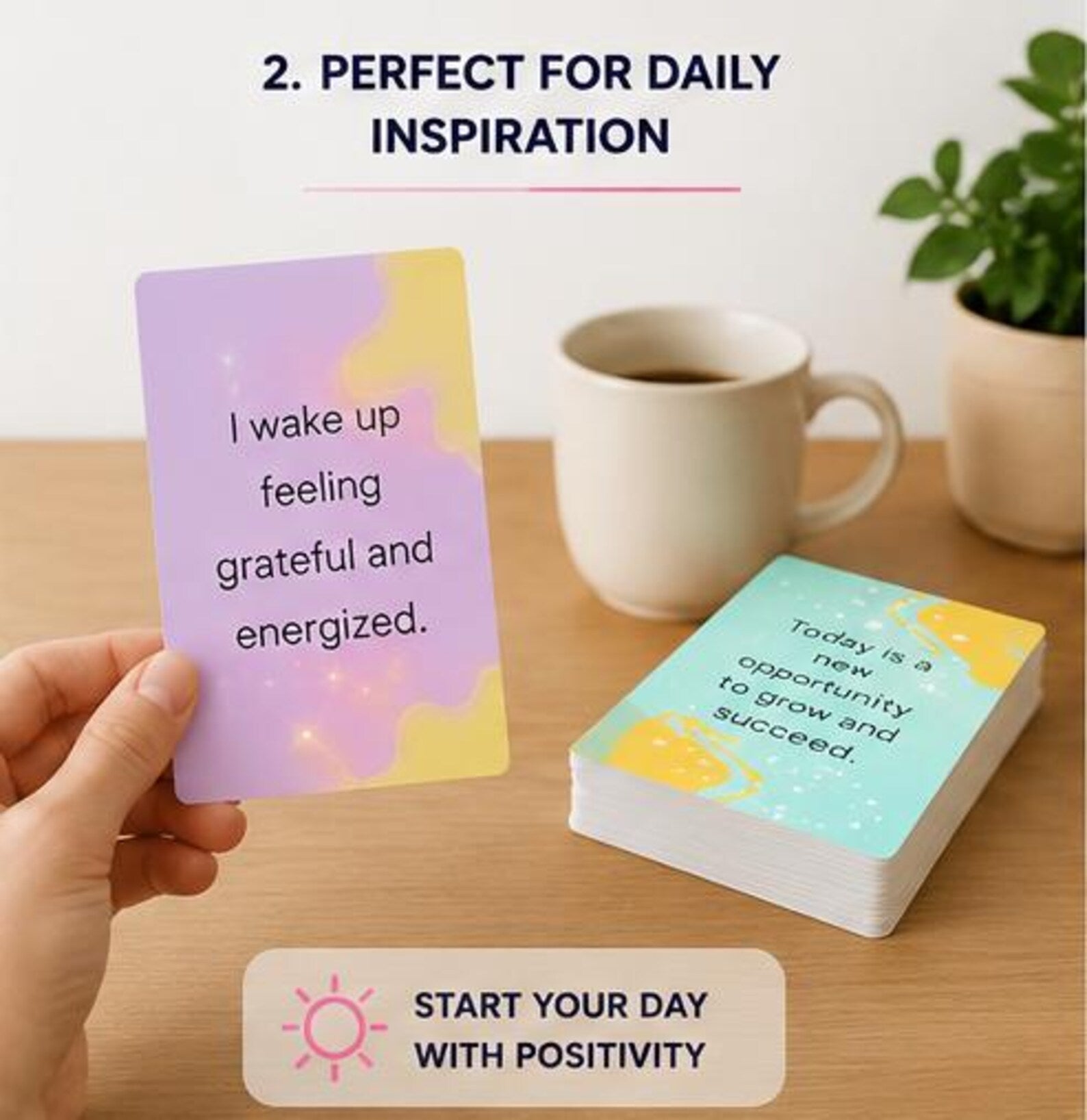Printable Positive Affirmation Cards | Daily Inspiration & Mindfulness Deck - Ammpoure