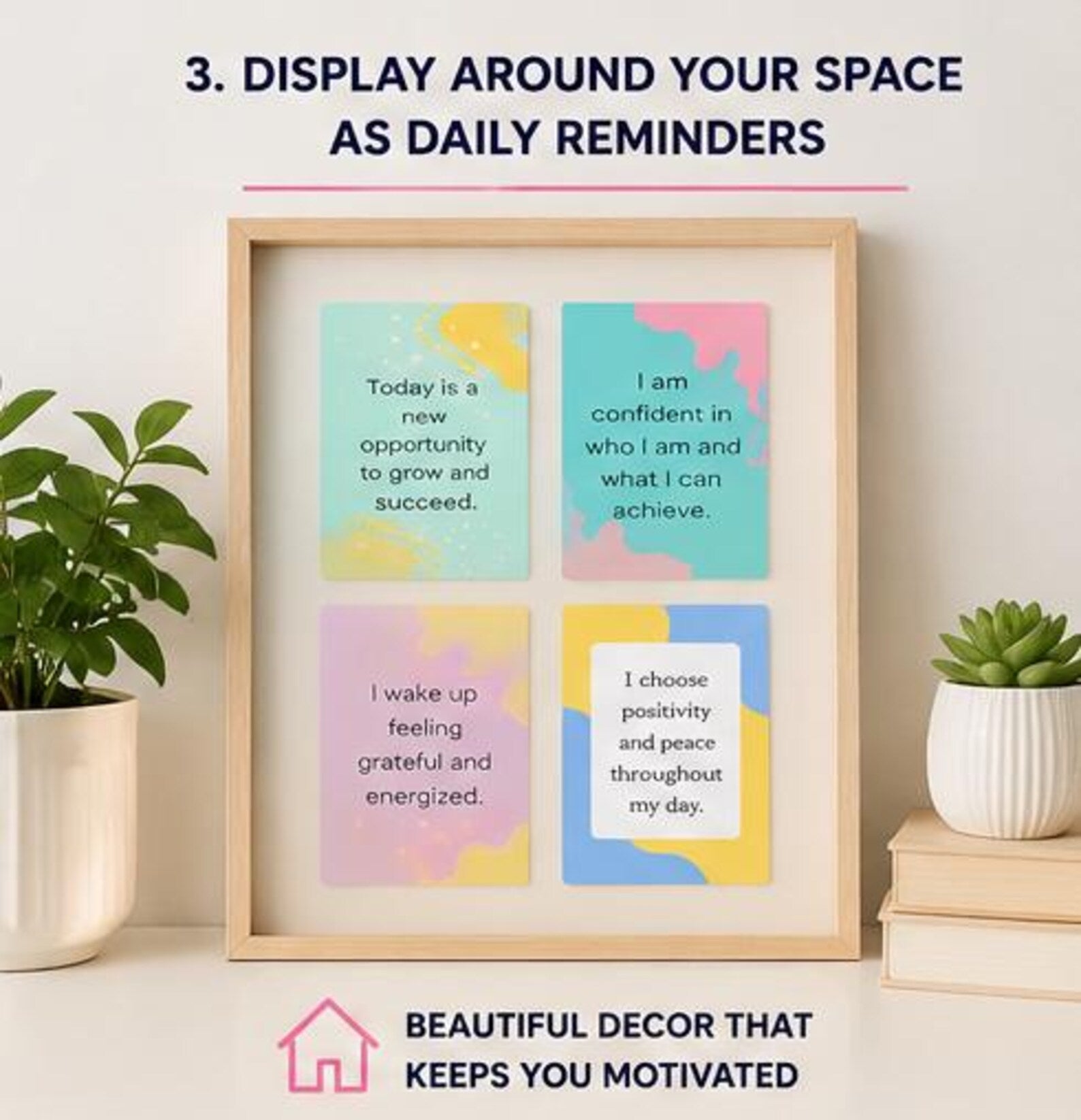 Printable Positive Affirmation Cards | Daily Inspiration & Mindfulness Deck - Ammpoure