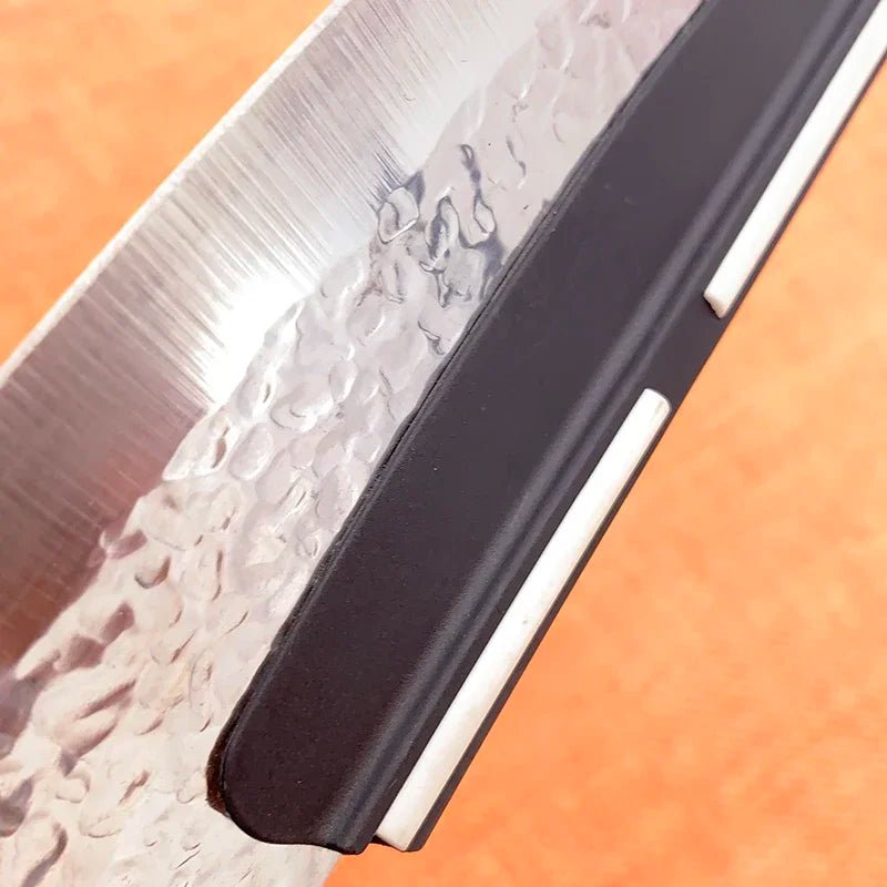 Professional Plastic Angle Guide USA Knife Sharpening Stone Accessory, Blade Sharpener Tool for Kitchen Knives & Diamond Sharpening Stones - Ammpoure
