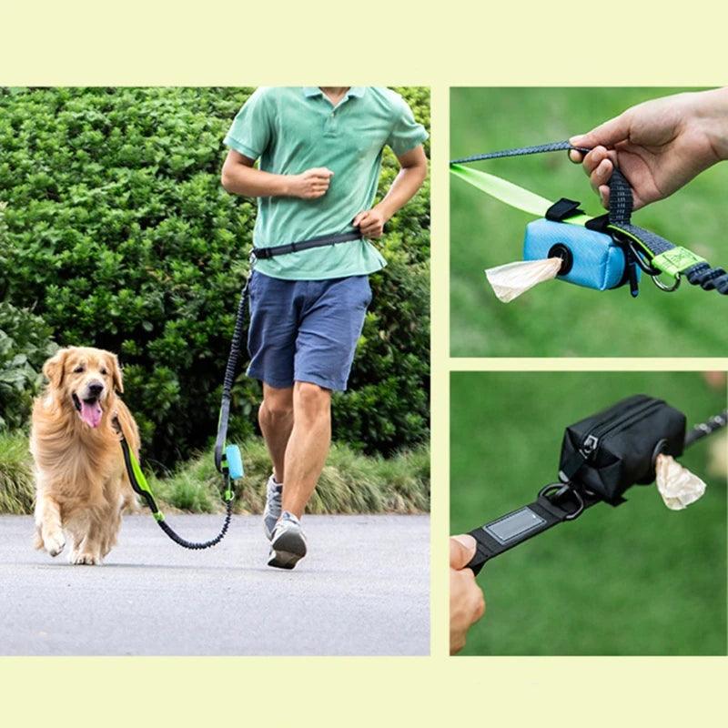 Protable Dog Poop Bag Biodegradable Dispenser Pouch Garbage Bags Organizer Pet Puppy Cat Pick Up Poop Bag Holder Dispenser - Ammpoure Wellbeing