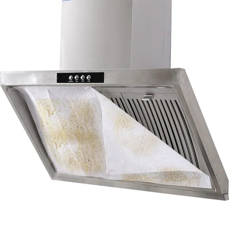 Range Hood Filter Paper Disposable Kitchen Hood Oil Absorption Paper 10m Cuttable Non - woven Filters Cooker Hood Extractor Tools - Ammpoure Wellbeing