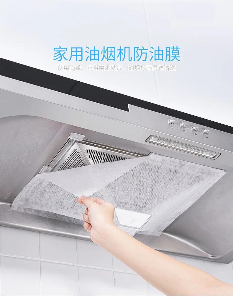 Range Hood Filter Paper Disposable Kitchen Hood Oil Absorption Paper 10m Cuttable Non - woven Filters Cooker Hood Extractor Tools - Ammpoure Wellbeing