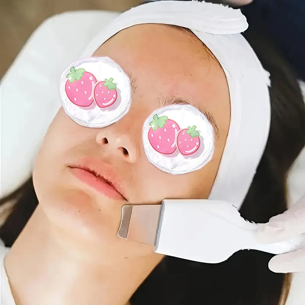 Reusable Cooling Eye Pads and Under Eye Patches,Eye Hot Cold Treatment Pack for Redness,Pain Relief and Eye Relax - Ammpoure