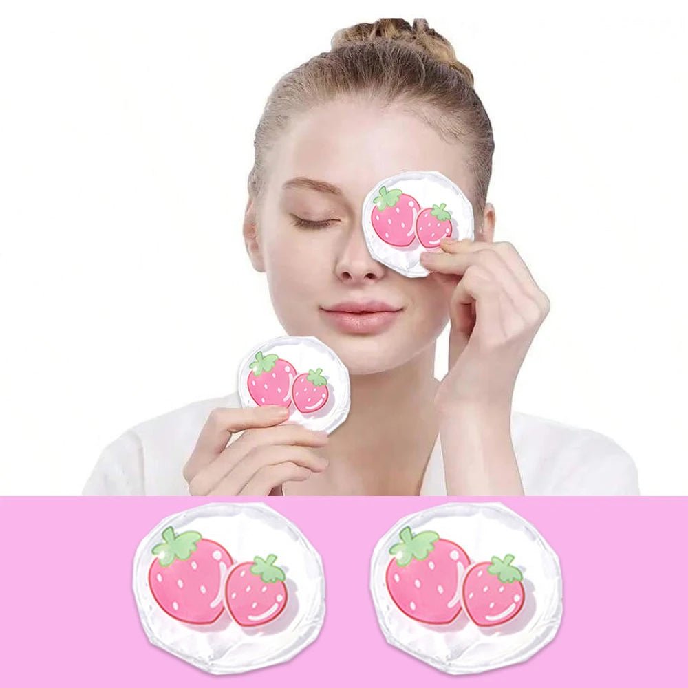 Reusable Cooling Eye Pads and Under Eye Patches,Eye Hot Cold Treatment Pack for Redness,Pain Relief and Eye Relax - Ammpoure