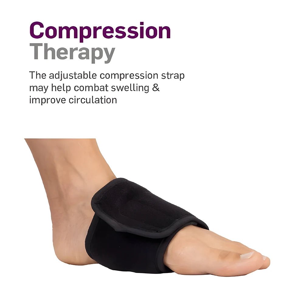 Reusable Gel Ice Pack Support Compress for Injuries and Pain Relief Cold Therapy Wrap for Hand, Arch of Foot, Wrist, Elbow - Ammpoure