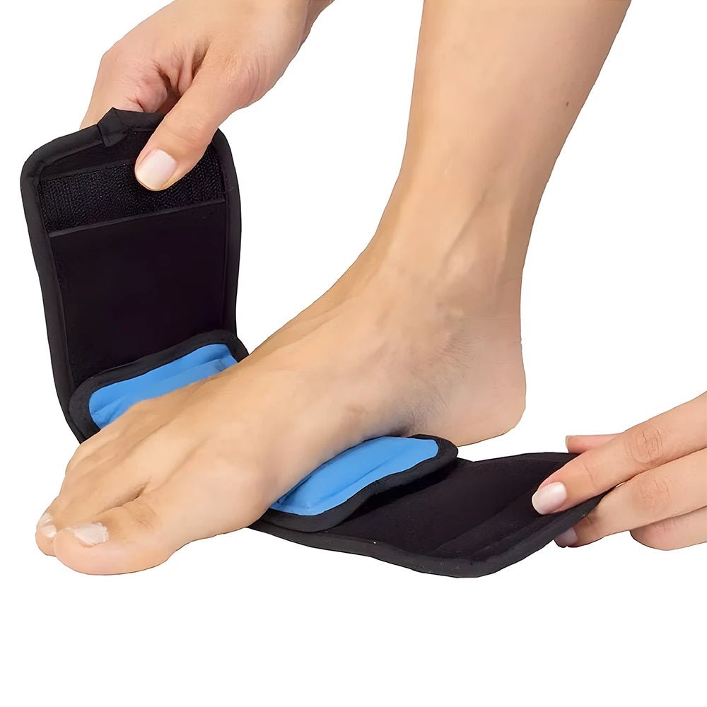 Reusable Gel Ice Pack Support Compress for Injuries and Pain Relief Cold Therapy Wrap for Hand, Arch of Foot, Wrist, Elbow - Ammpoure