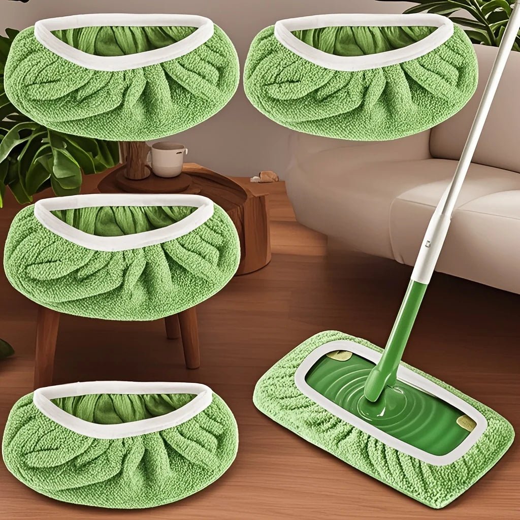 Reusable Mop Pads with High Water Absorption and Ultra - fine Fiber Cleaning Pads That Can Firmly Adhere To Most Standard Mops - Ammpoure