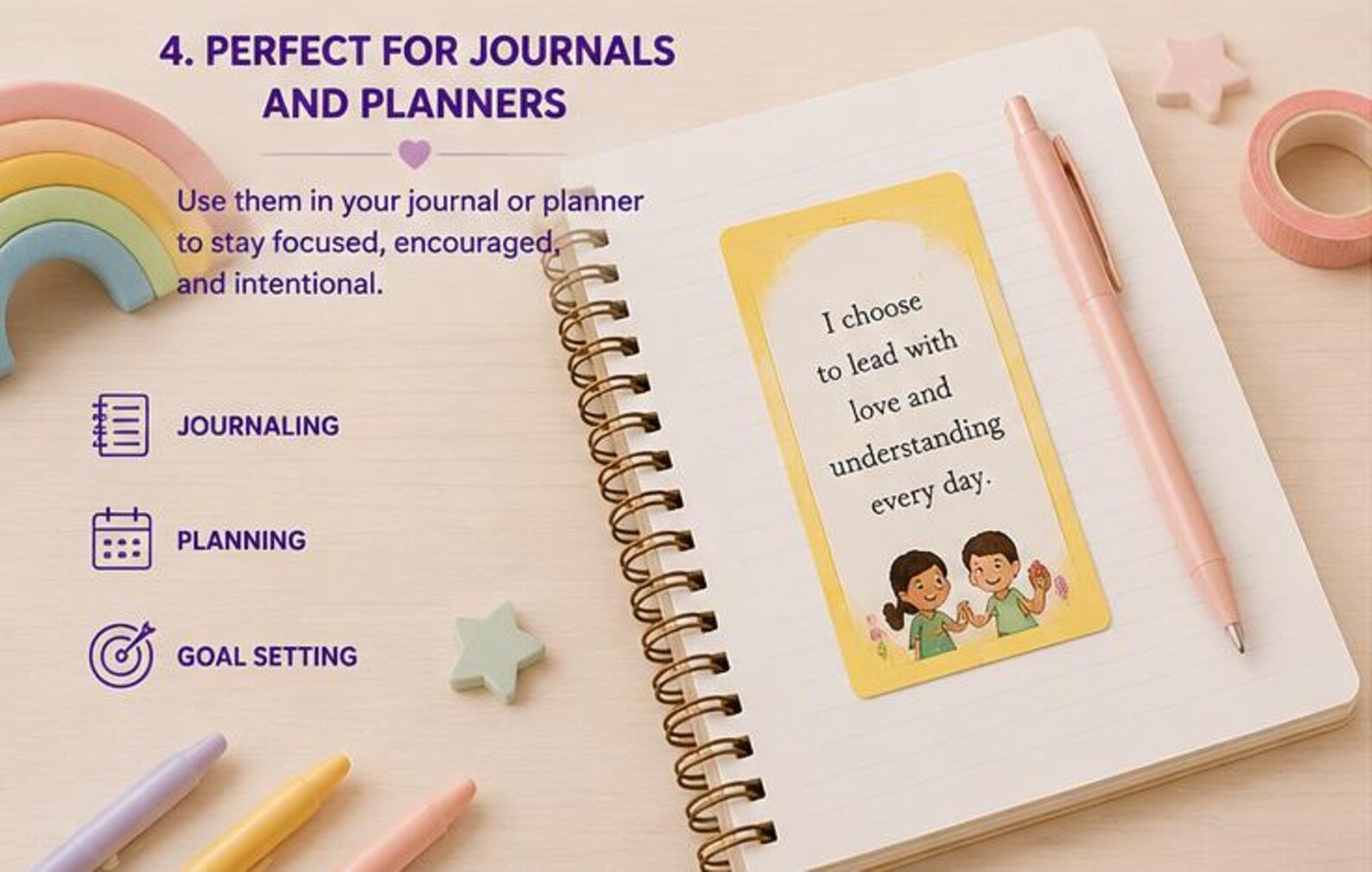 Self-Acceptance Affirmation Cards, Daily Self-Compassion, Authenticity Quotes (PDF) - Ammpoure