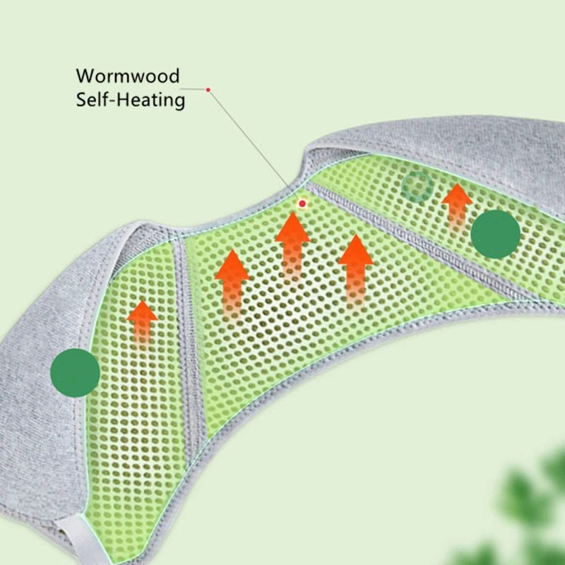 Self Heating Wormwood Therapy Shoulder Support Brace Belt Compression Dislocation Arthritis Pain Relief Shoulder Wrap Protector - Ammpoure