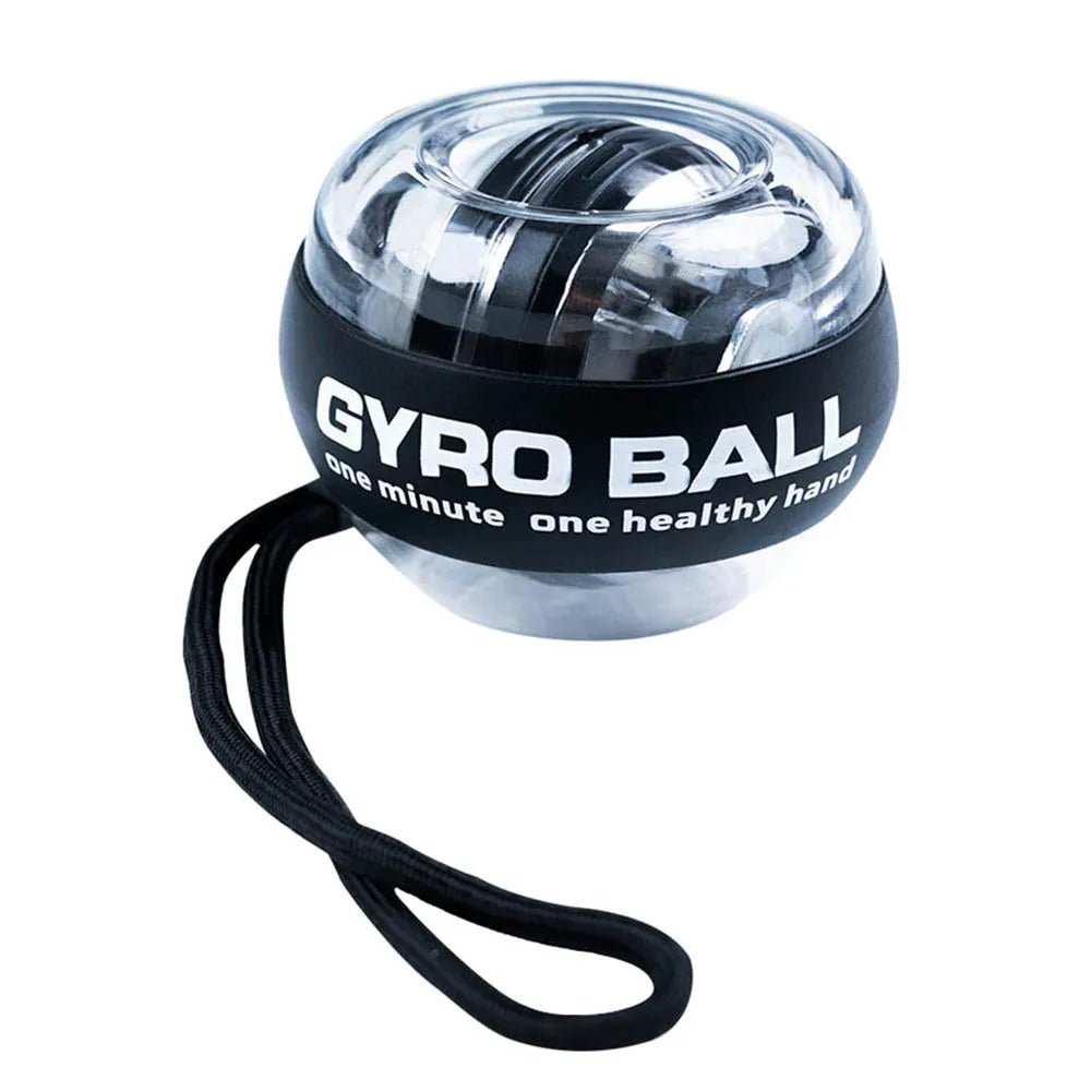 Self - starting Gyro Ball Gyroscopic Power Wrist Ball Forearm Exerciser Arm Hand Muscle Force Trainer Gyroball Home Gym - Ammpoure