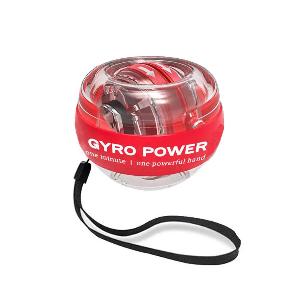 Self - starting Gyro Ball Gyroscopic Power Wrist Ball Forearm Exerciser Arm Hand Muscle Force Trainer Gyroball Home Gym - Ammpoure