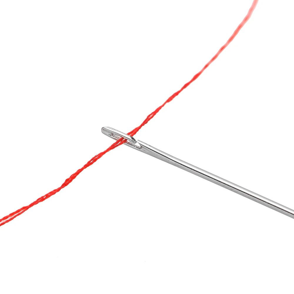 Side Hole Blind Sewing Needles Canada Elderly Self-Threading Needles Household DIY Jewelry Beading Embroidery Mending Sewing Tool - Ammpoure