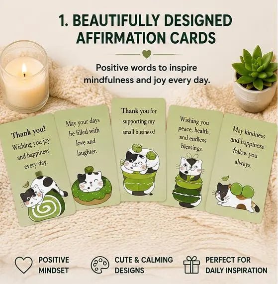 Small Business Thank You Cards, Modern Flow Order Insert, Creative Stationery (PDF) - Ammpoure