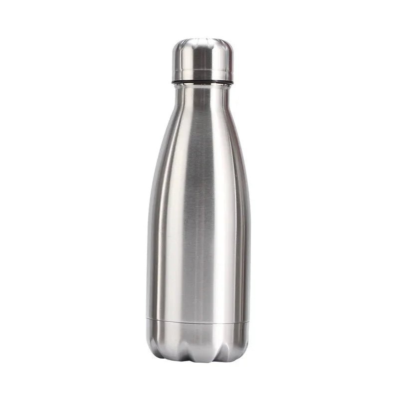Stainless Steel Water Bottle 1 Liter Free Shipping Items, Drink Bottle for Sport Travel Cups, 500 750 1000ml Water Bottles - Ammpoure
