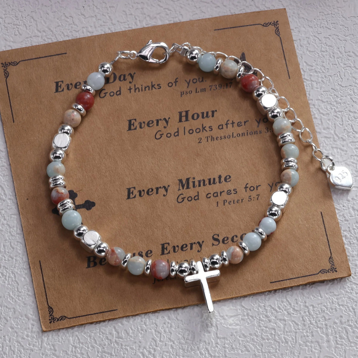 Sterling Silver Butterfly Bracelet USA for Girls Beaded String Design Insect Fashion Versatile Jewelry Gift Dropshipping - Ammpoure